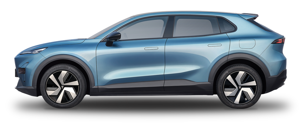 Deepal S05 in Blue Side View