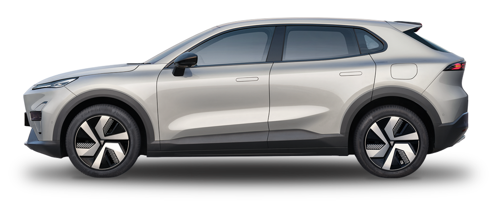 Deepal S05 in Silver Side View
